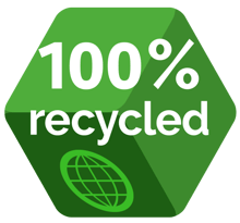 % recycled logo