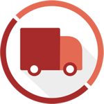 Delivery van icon