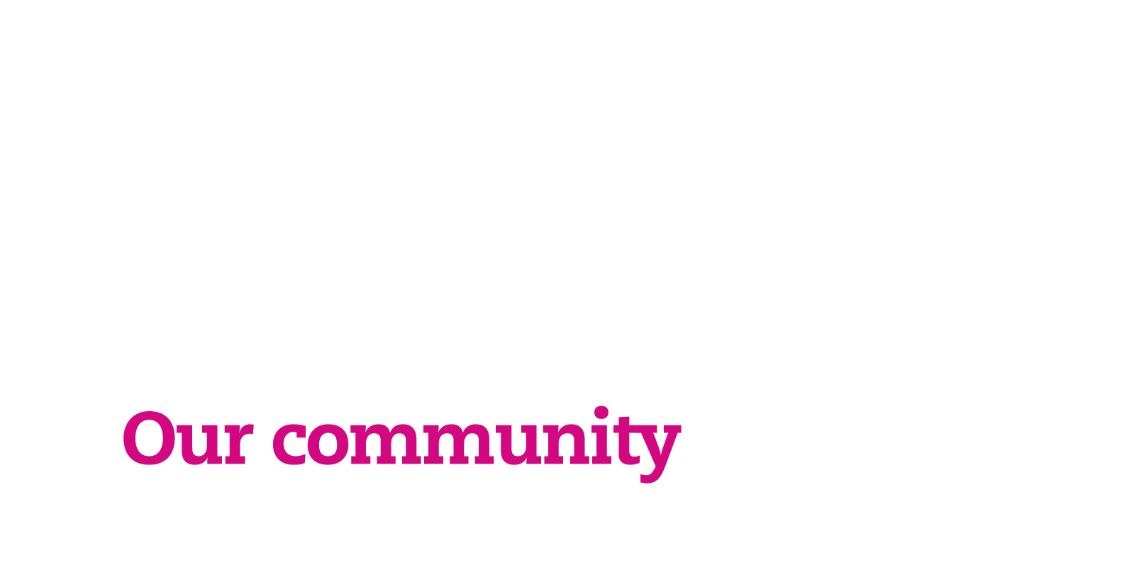 Banner evolution - Our community