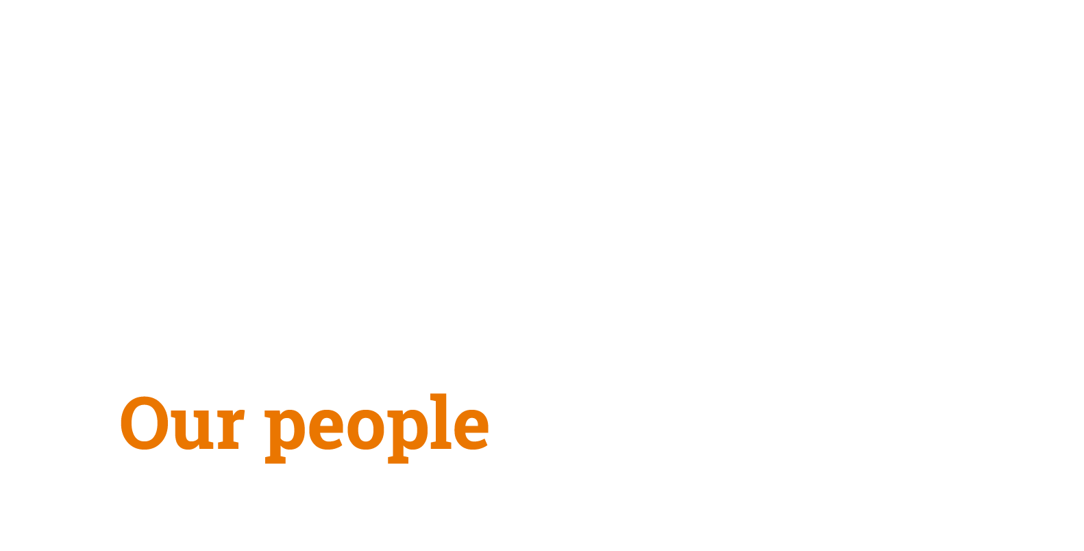 Banner evolution - Our people